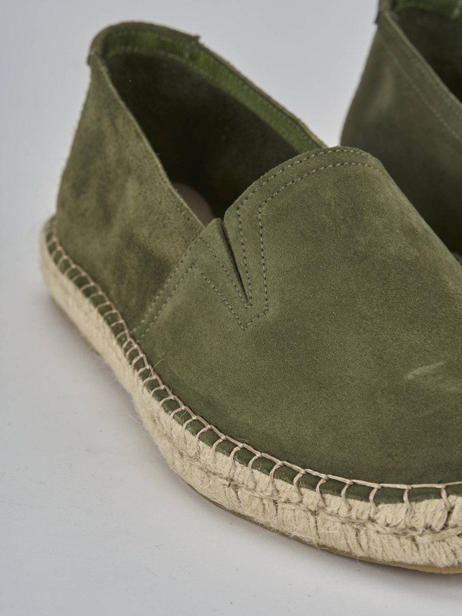 Mocassini camoscio verde