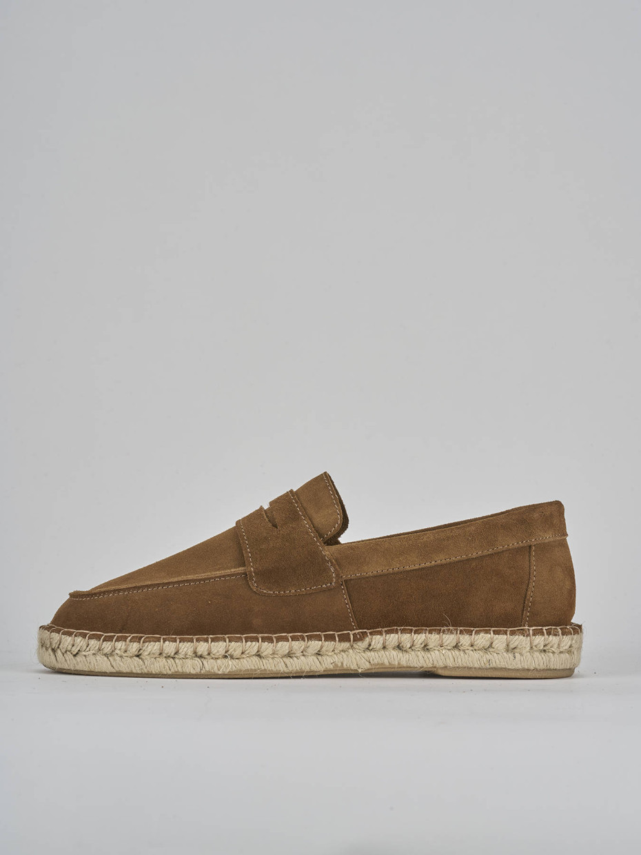 Mocassini camoscio marrone