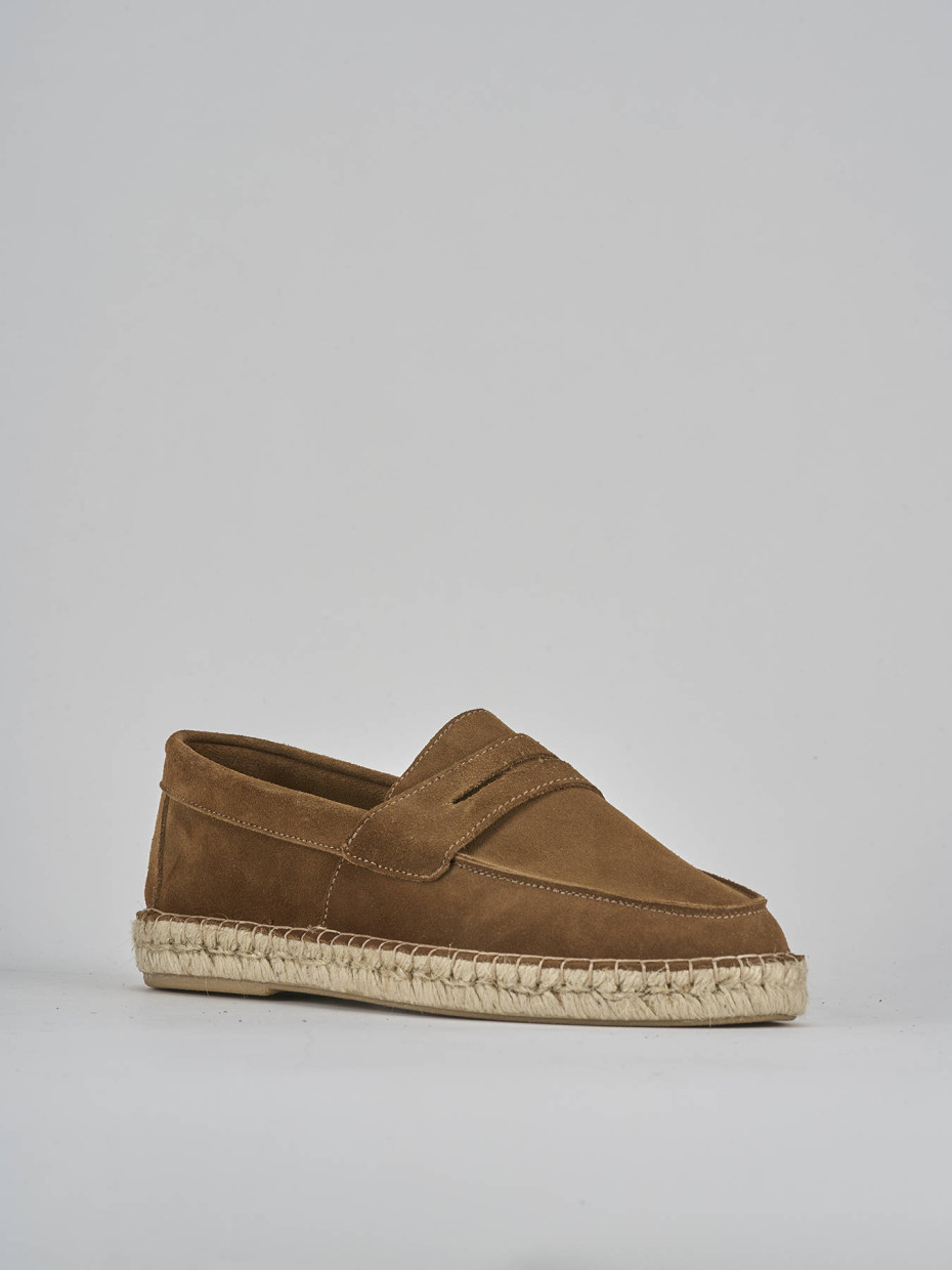 Mocassini camoscio marrone