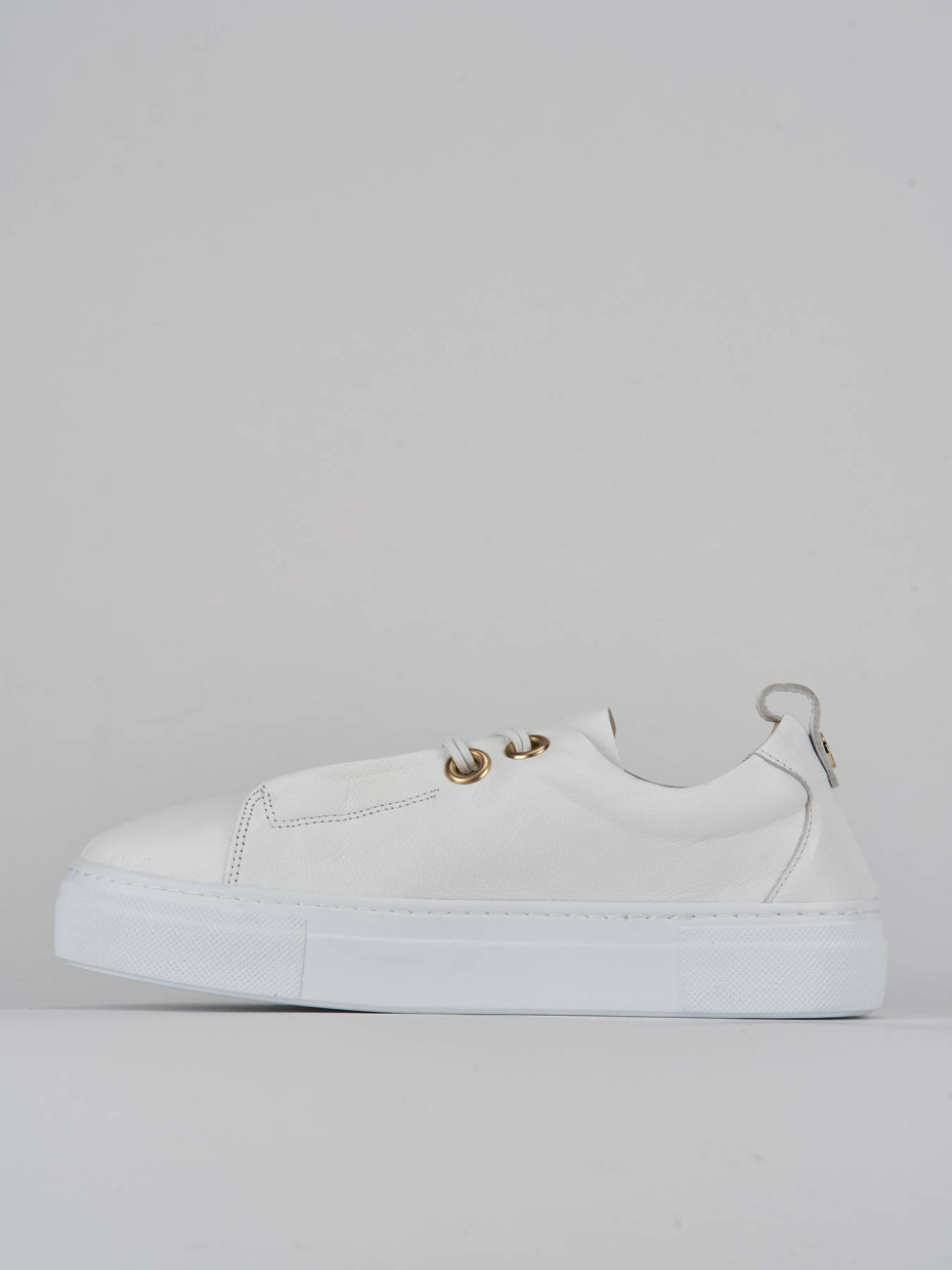 Sneakers pelle bianco