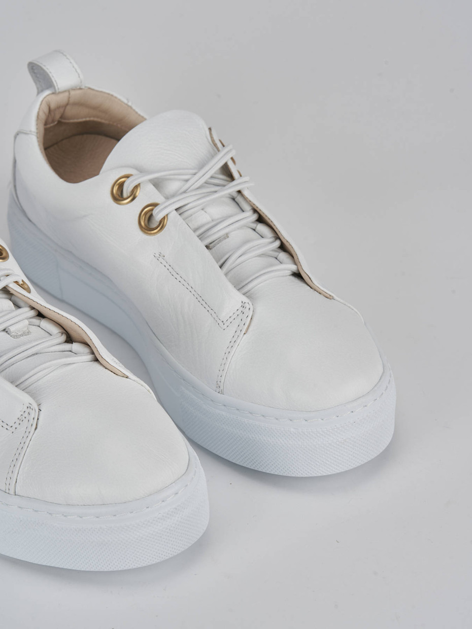 Sneakers pelle bianco