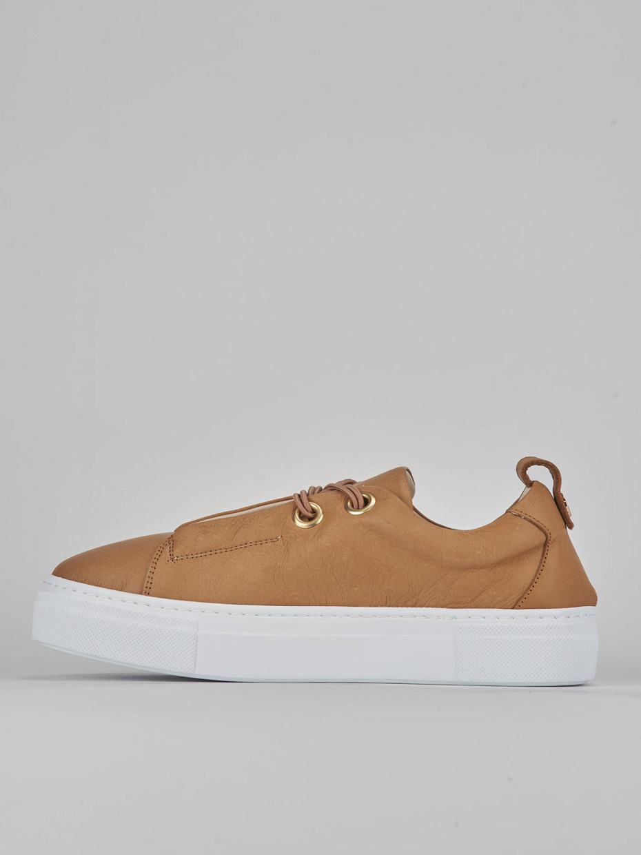 Sneakers pelle marrone