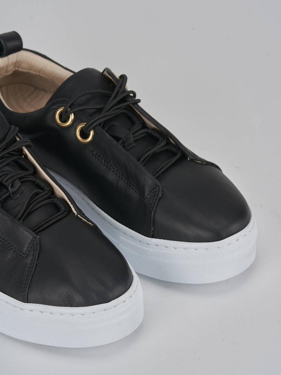 Sneakers pelle nero