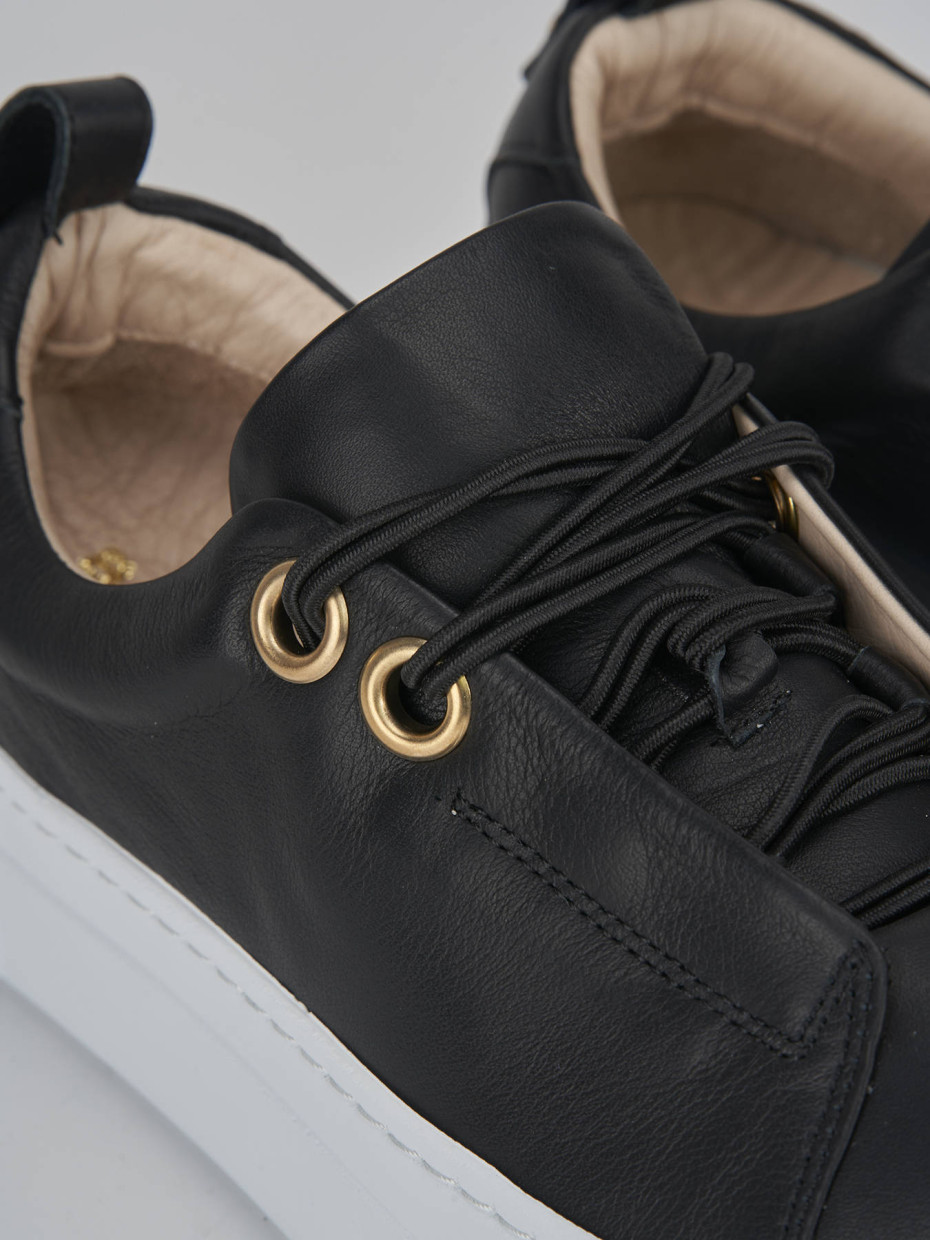 Sneakers pelle nero