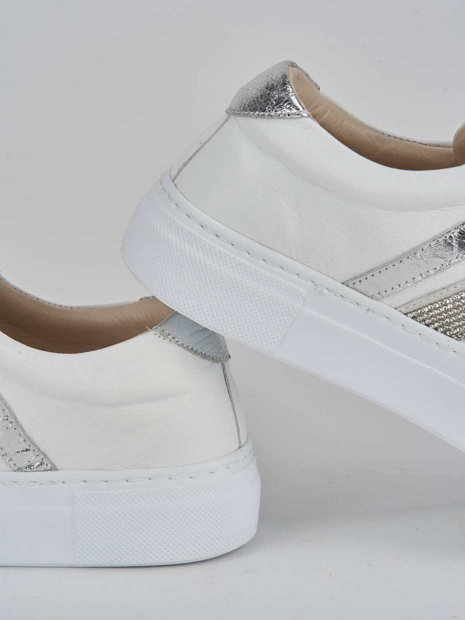 Sneakers pelle bianco