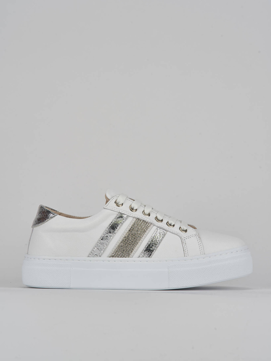 Sneakers pelle bianco