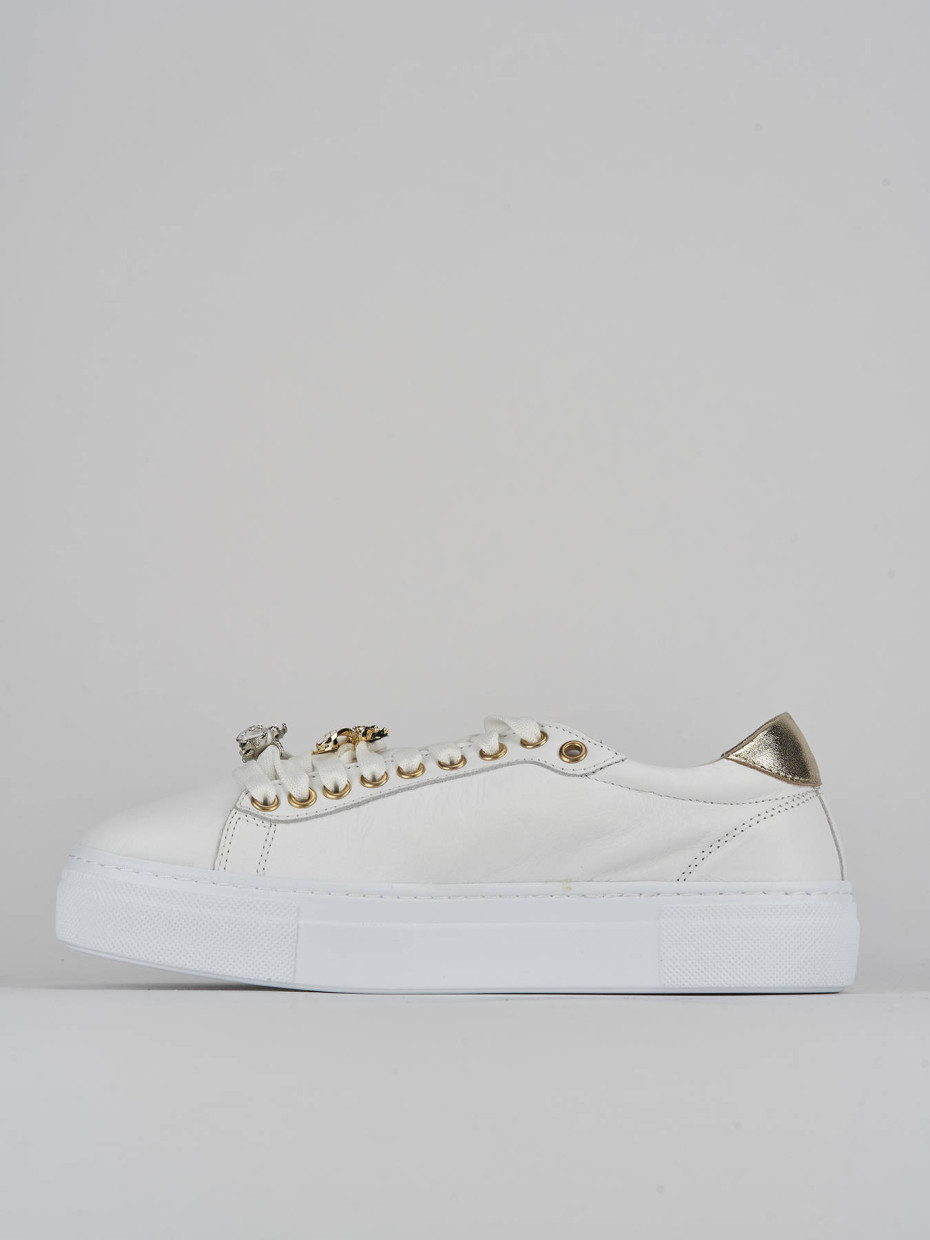 Sneakers pelle bianco