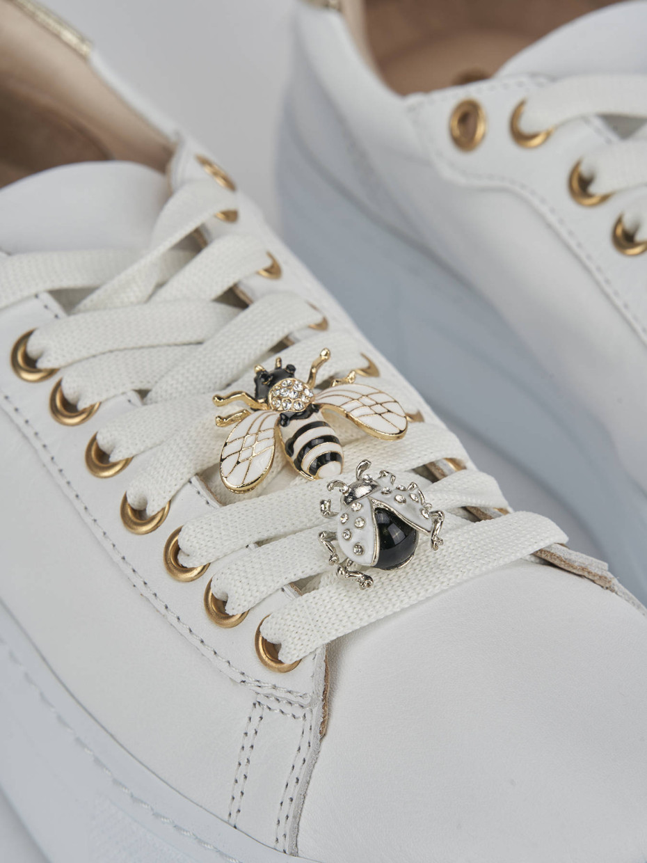 Sneakers pelle bianco