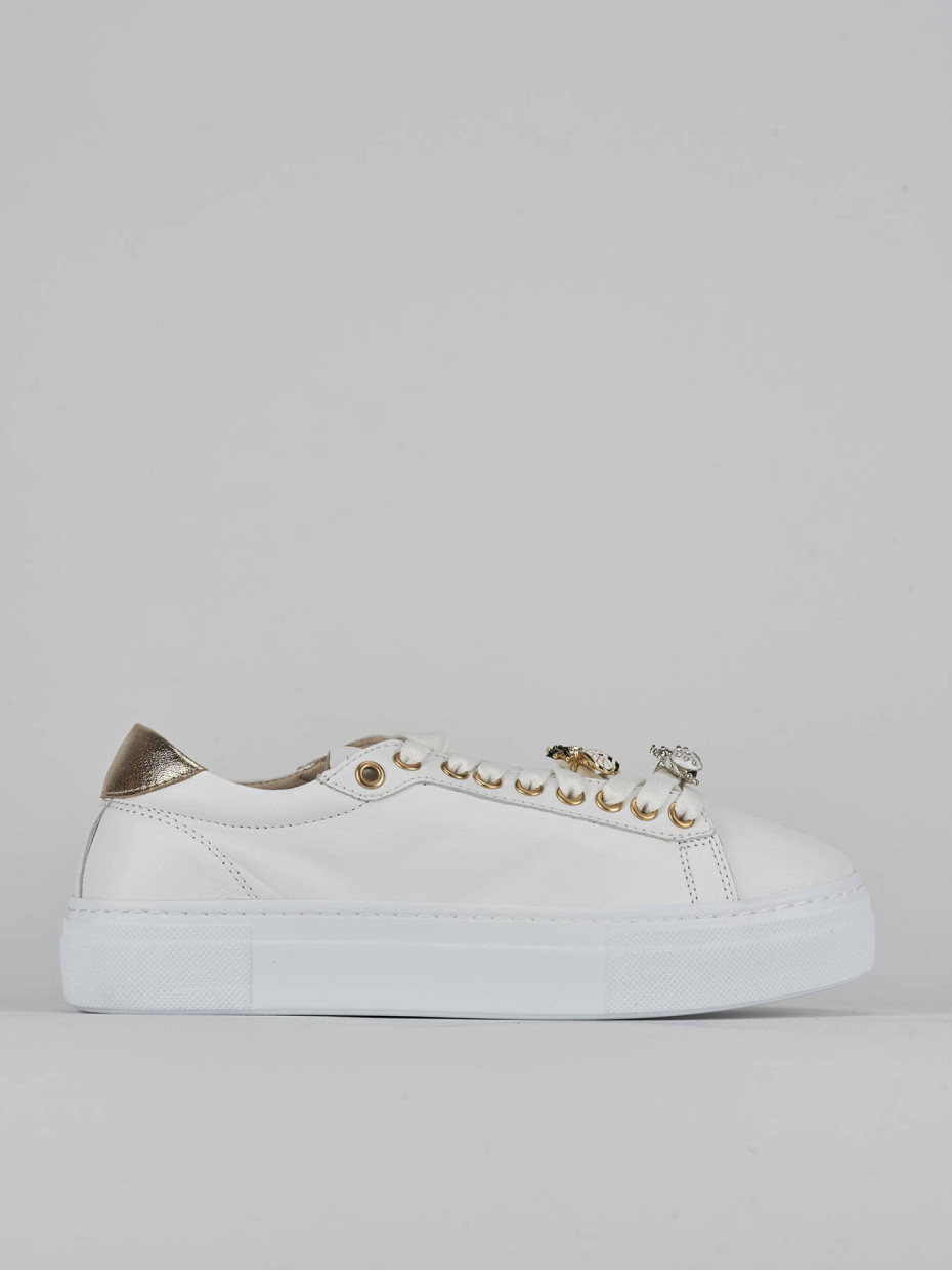 Sneakers pelle bianco