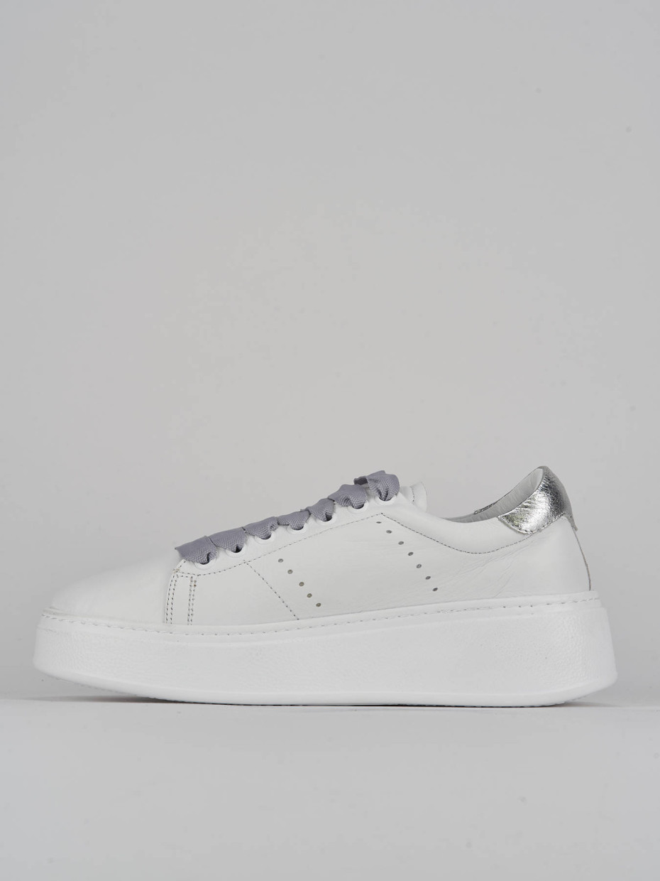 Sneakers pelle bianco