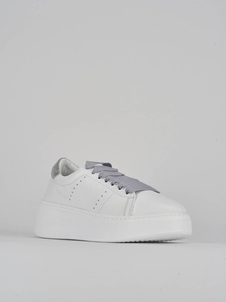 Sneakers pelle bianco