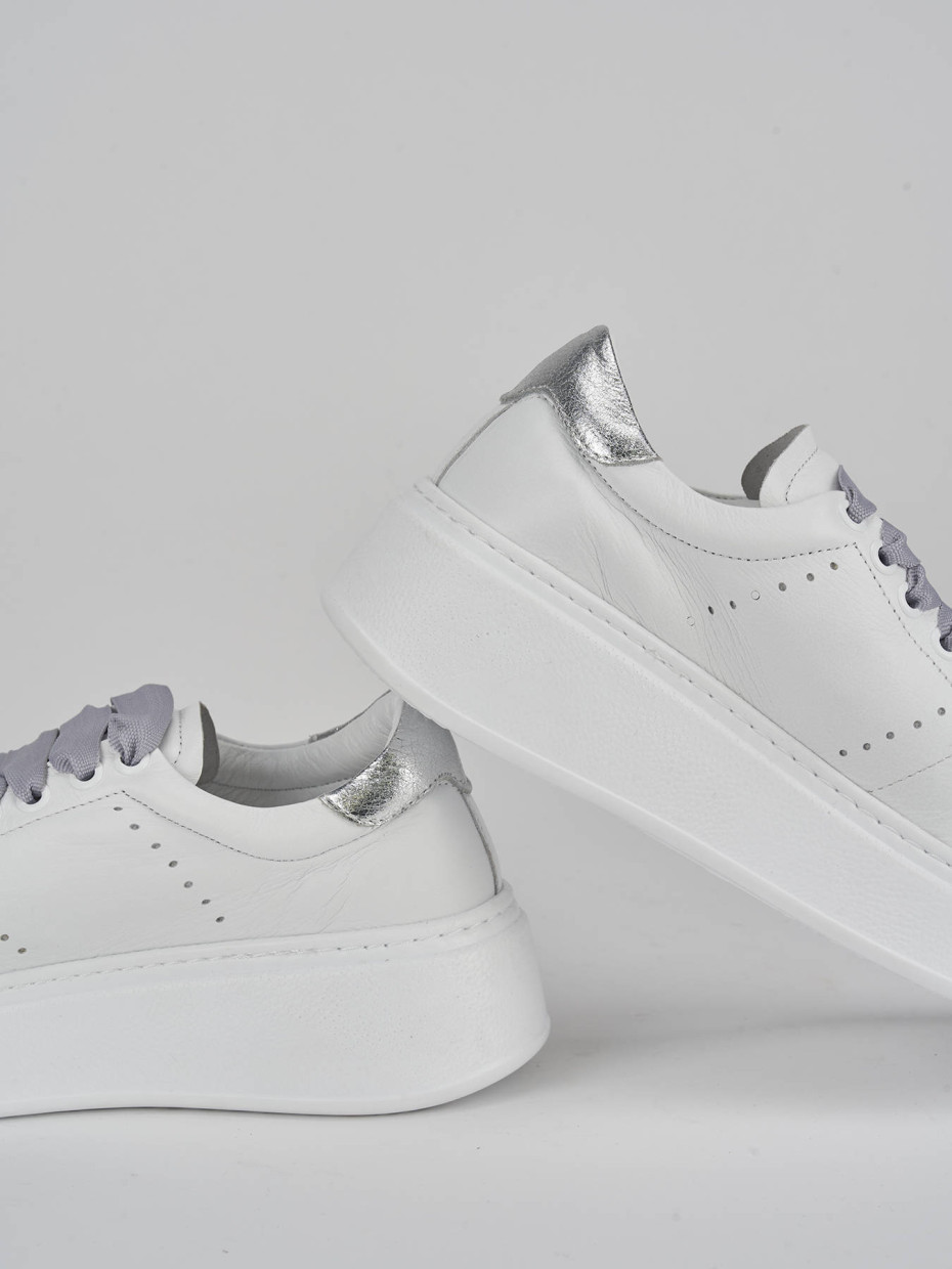 Sneakers pelle bianco