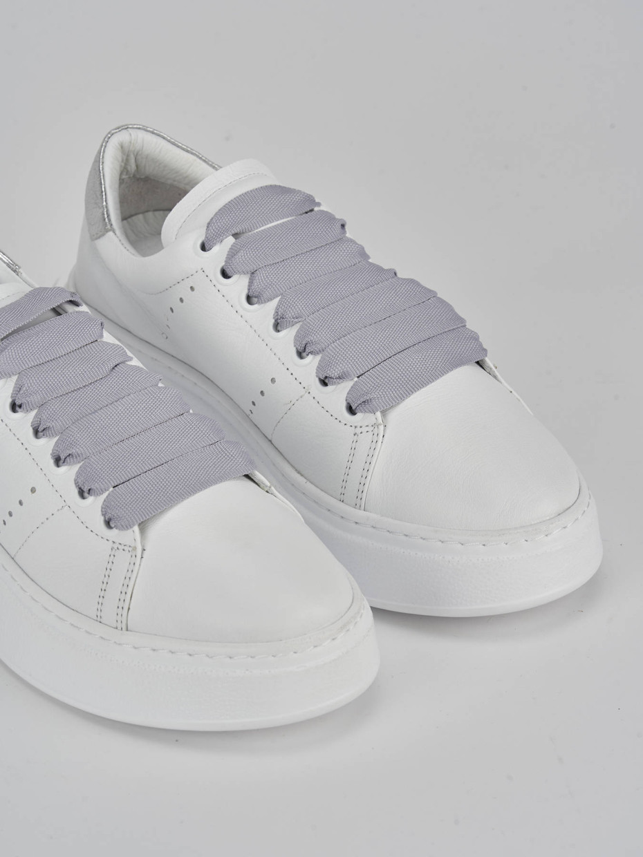 Sneakers pelle bianco