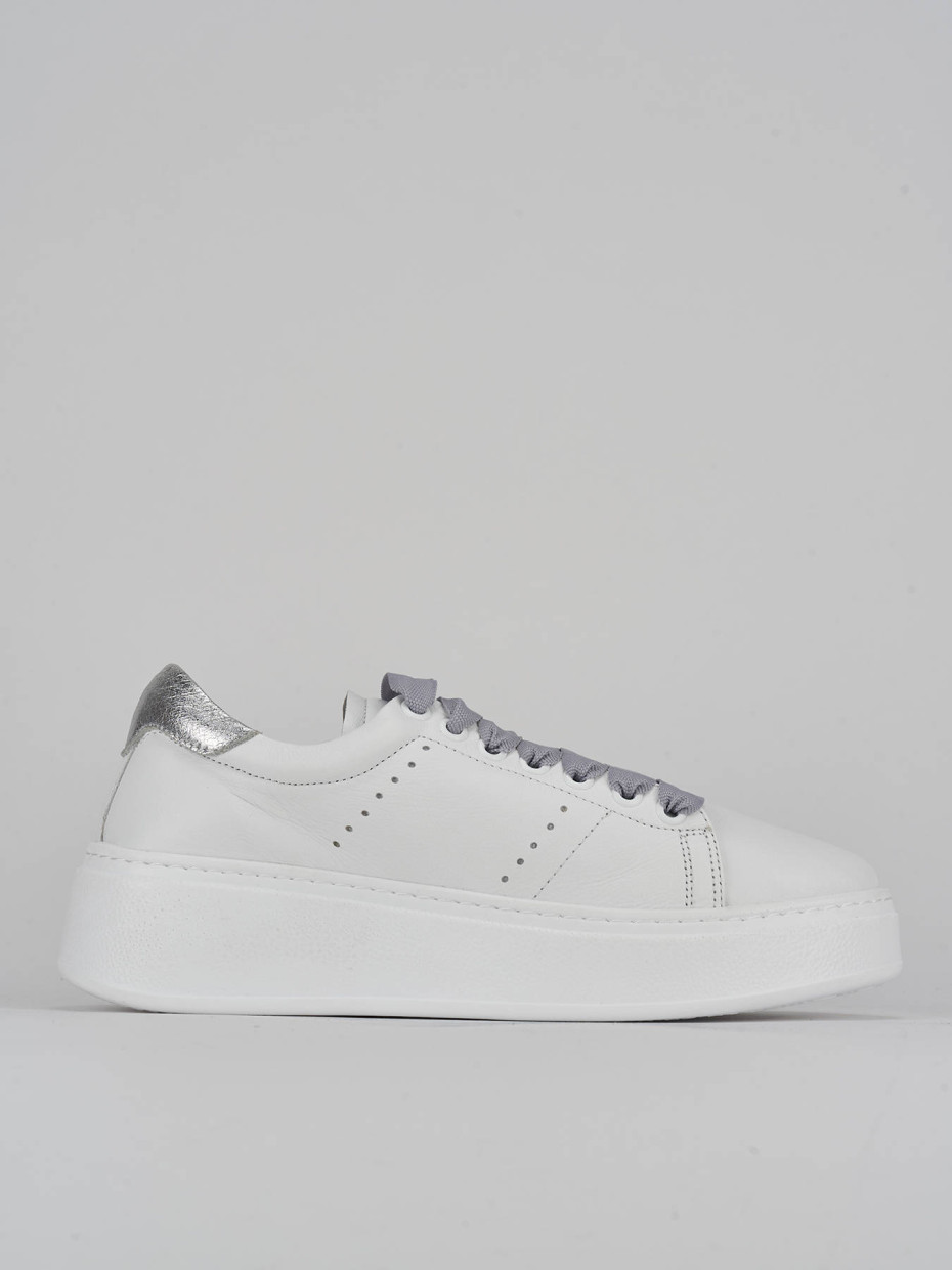 Sneakers pelle bianco