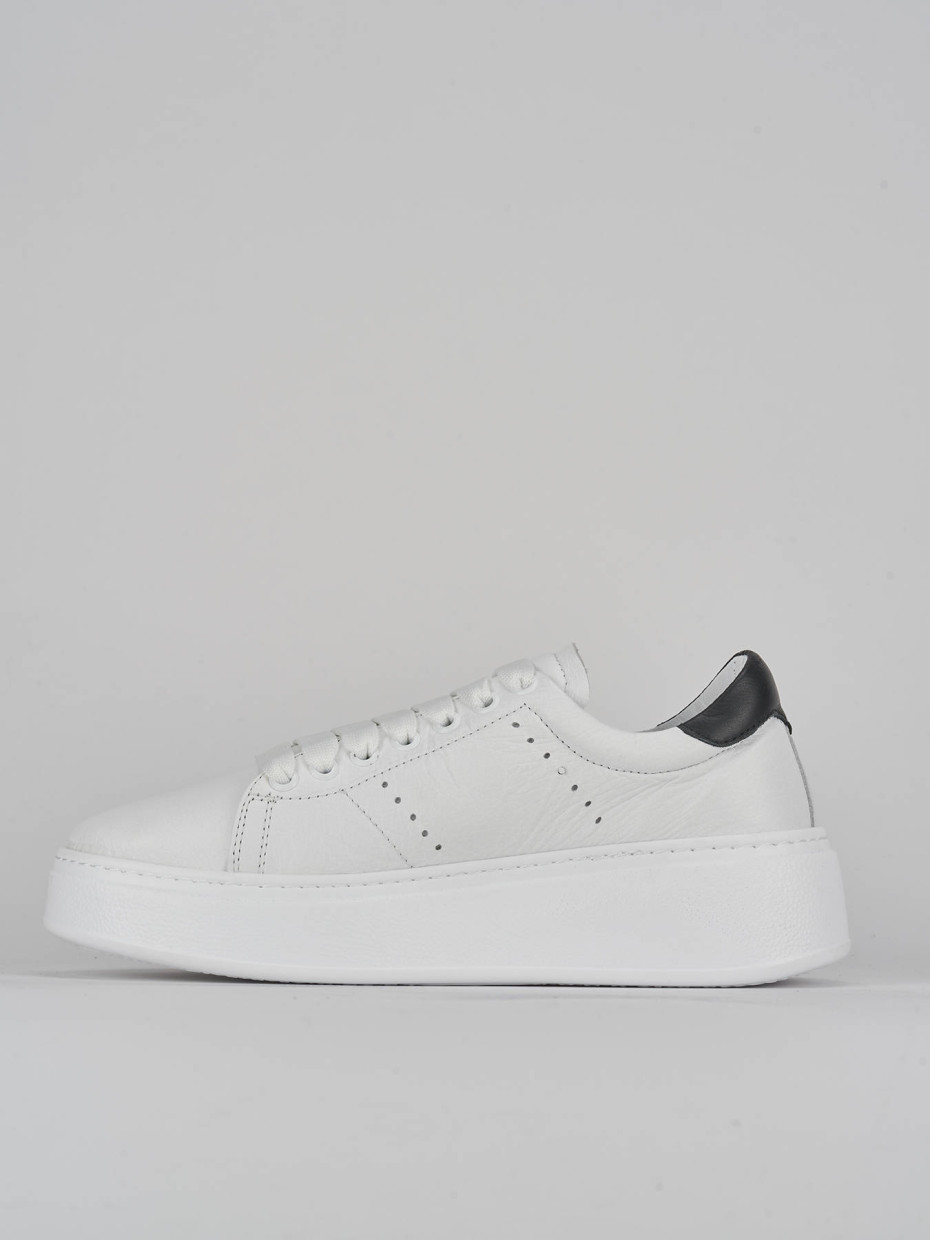 Sneakers pelle bianco