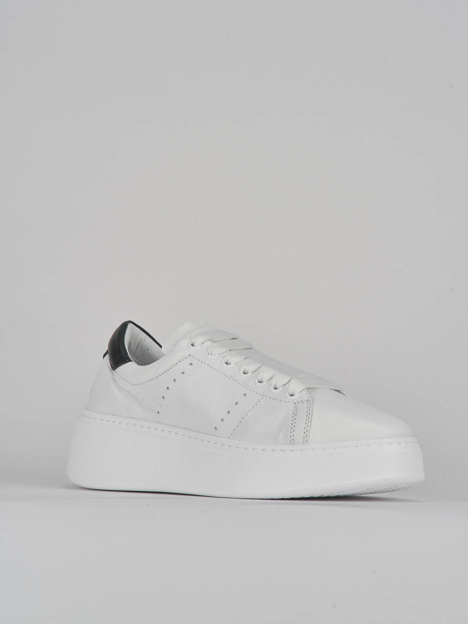 Sneakers pelle bianco
