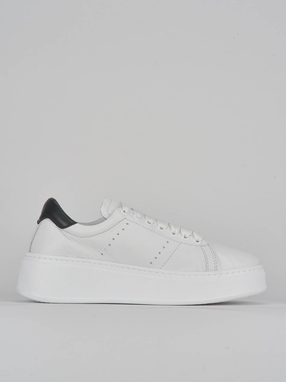 Sneakers pelle bianco