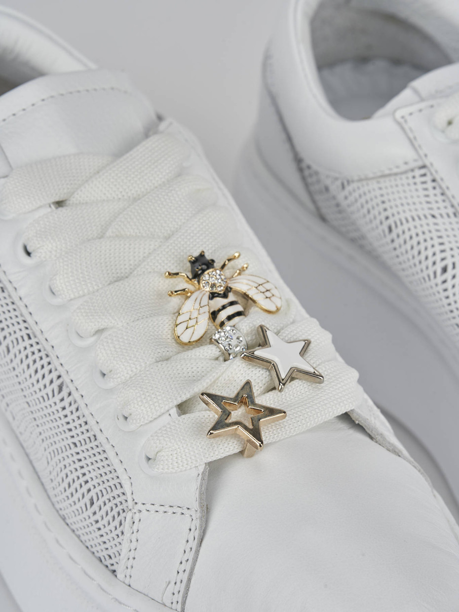 Sneakers pelle bianco