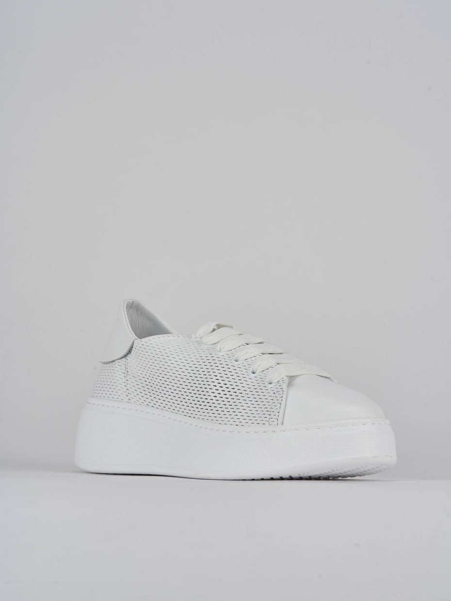 Sneakers pelle bianco