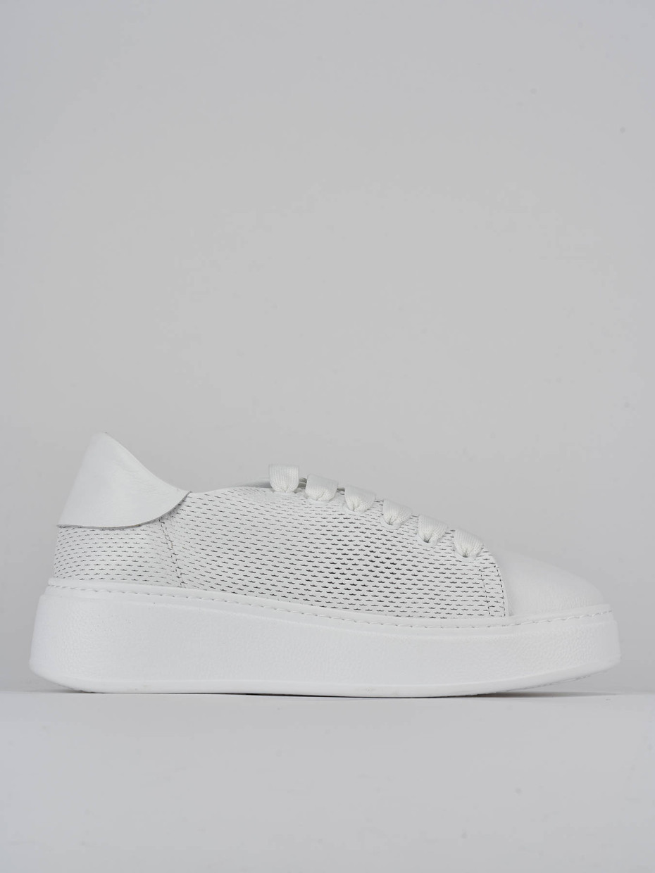 Sneakers pelle bianco