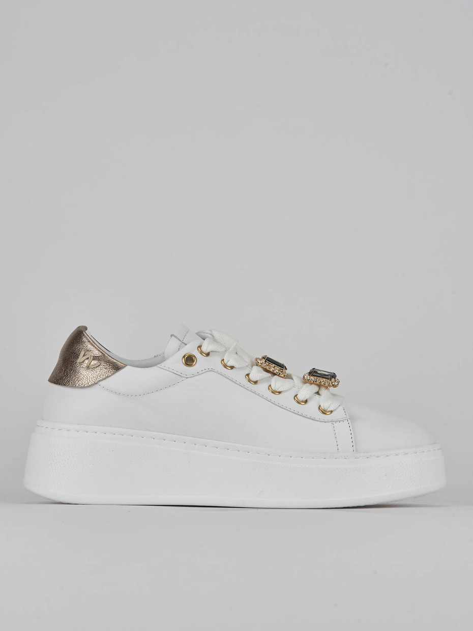 Sneakers pelle bianco