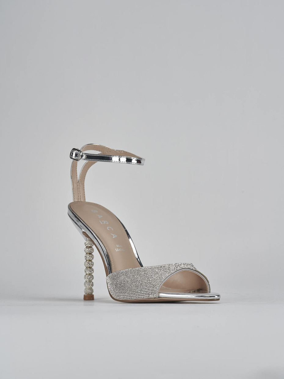Sandali grigio argento clearance