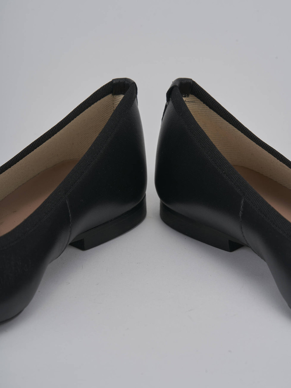 Ballerine tacco 1cm pelle nero