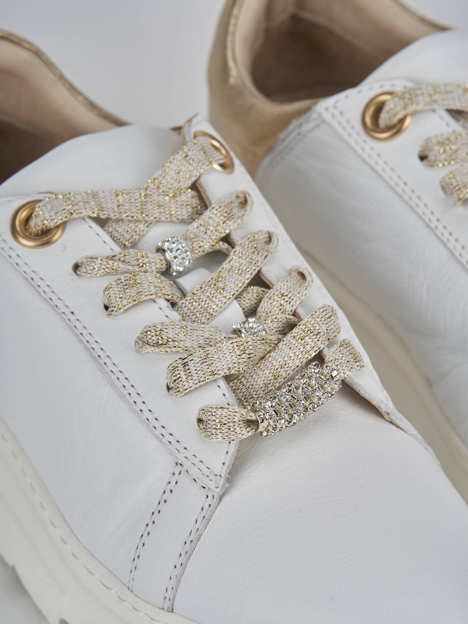 Sneakers pelle bianco