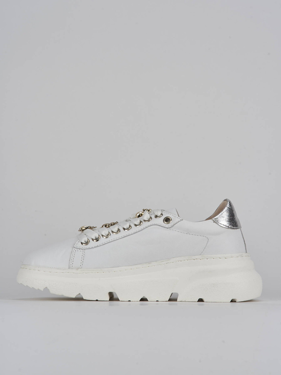 Sneakers pelle bianco