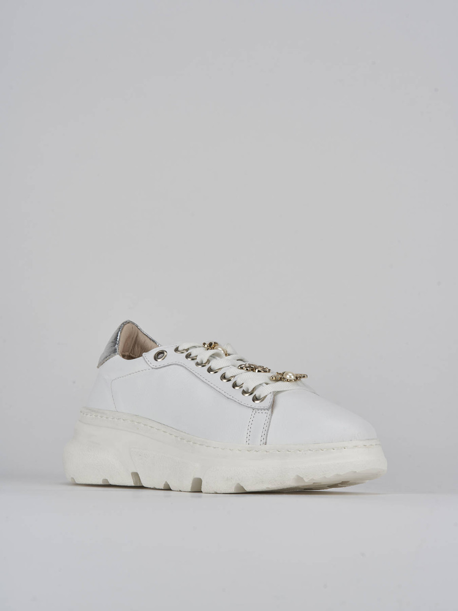 Sneakers pelle bianco