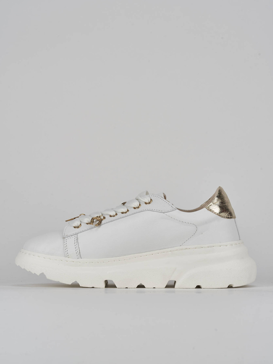 Sneakers pelle bianco