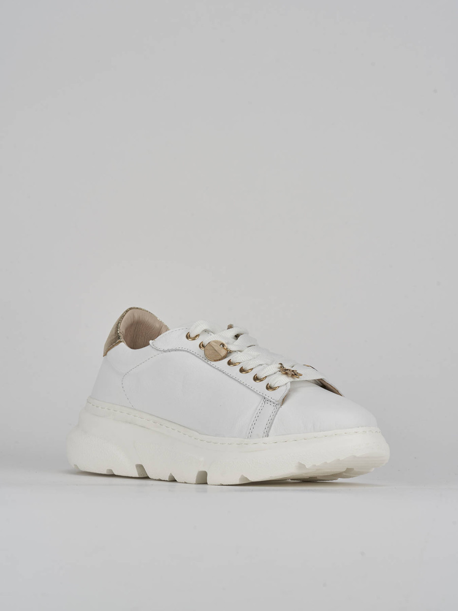 Sneakers pelle bianco