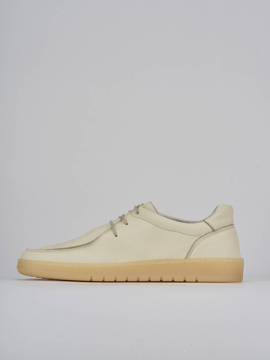 Sneakers pelle beige