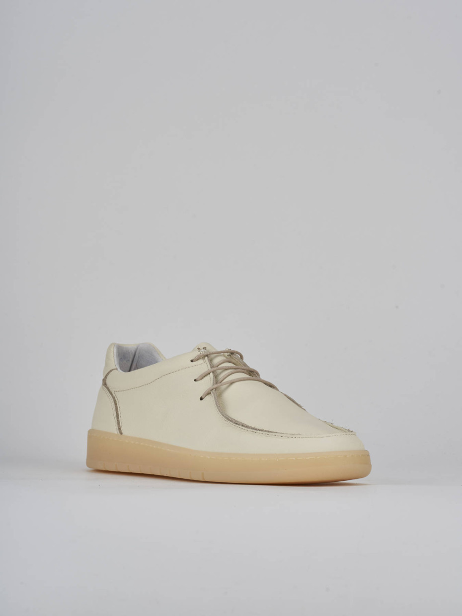 Sneakers pelle beige