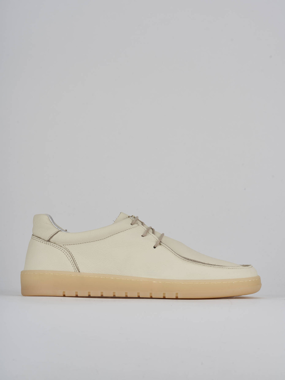 Sneakers pelle beige