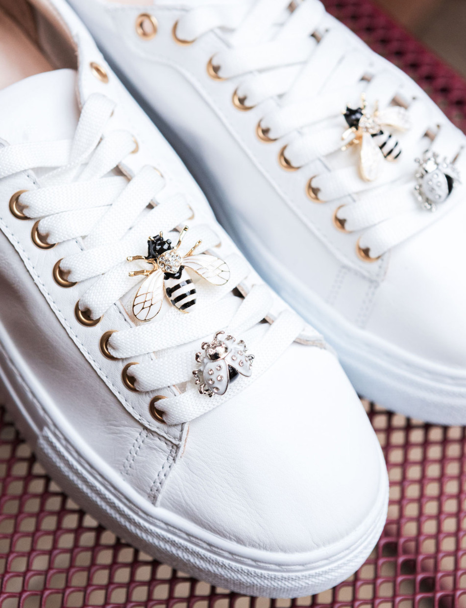 Sneakers pelle bianco