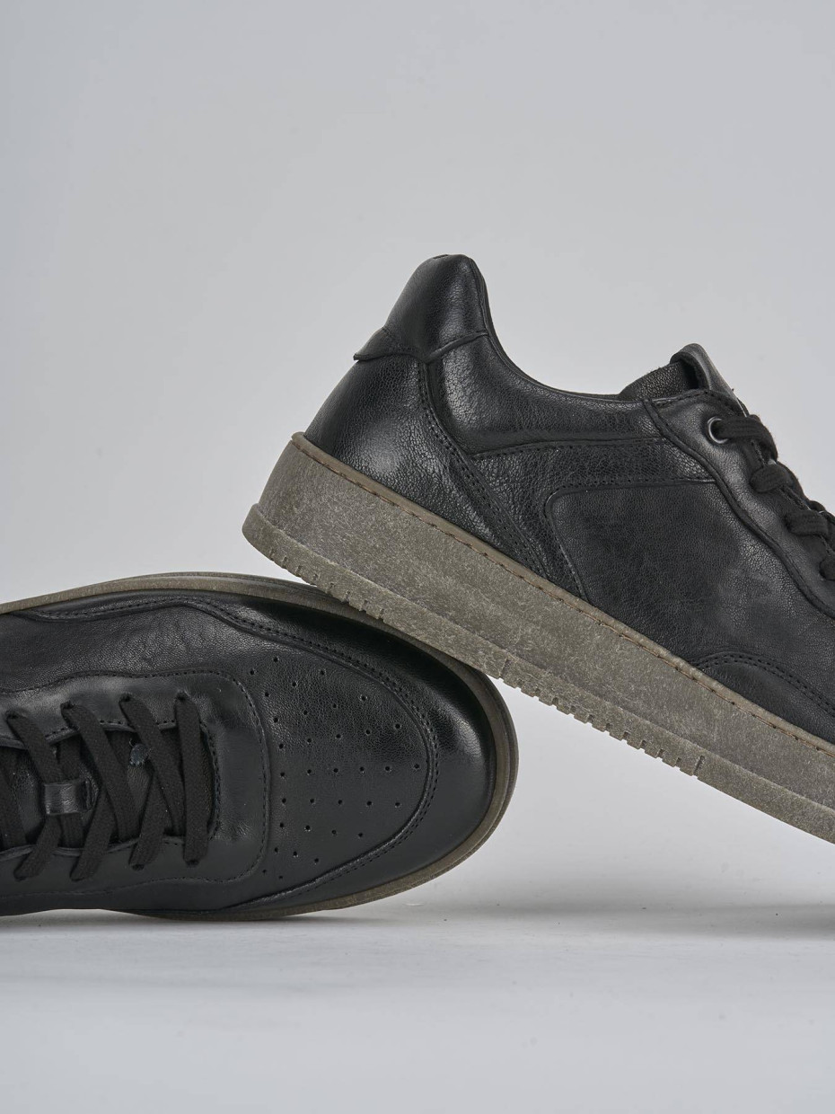 Sneakers pelle nero