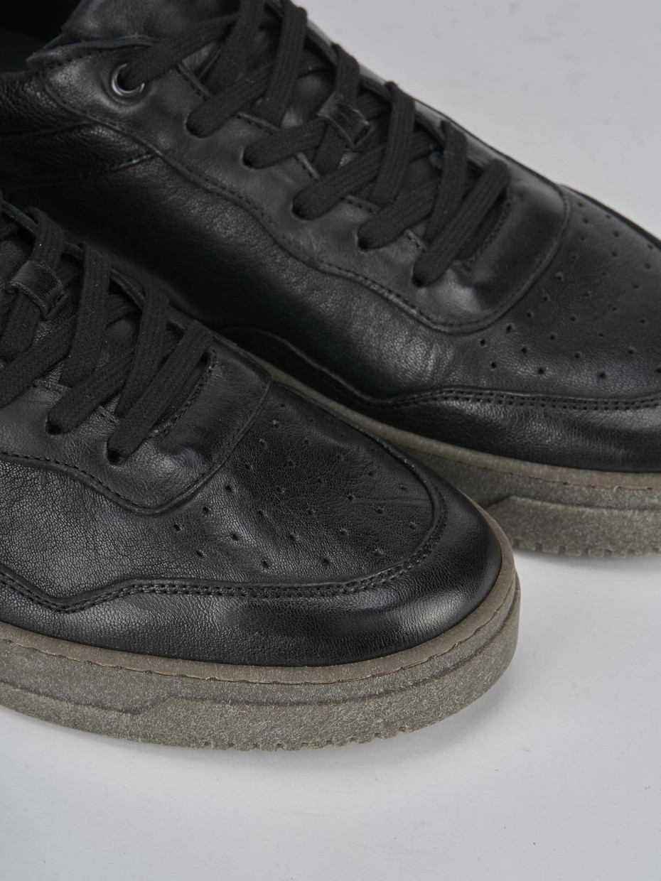 Sneakers pelle nero