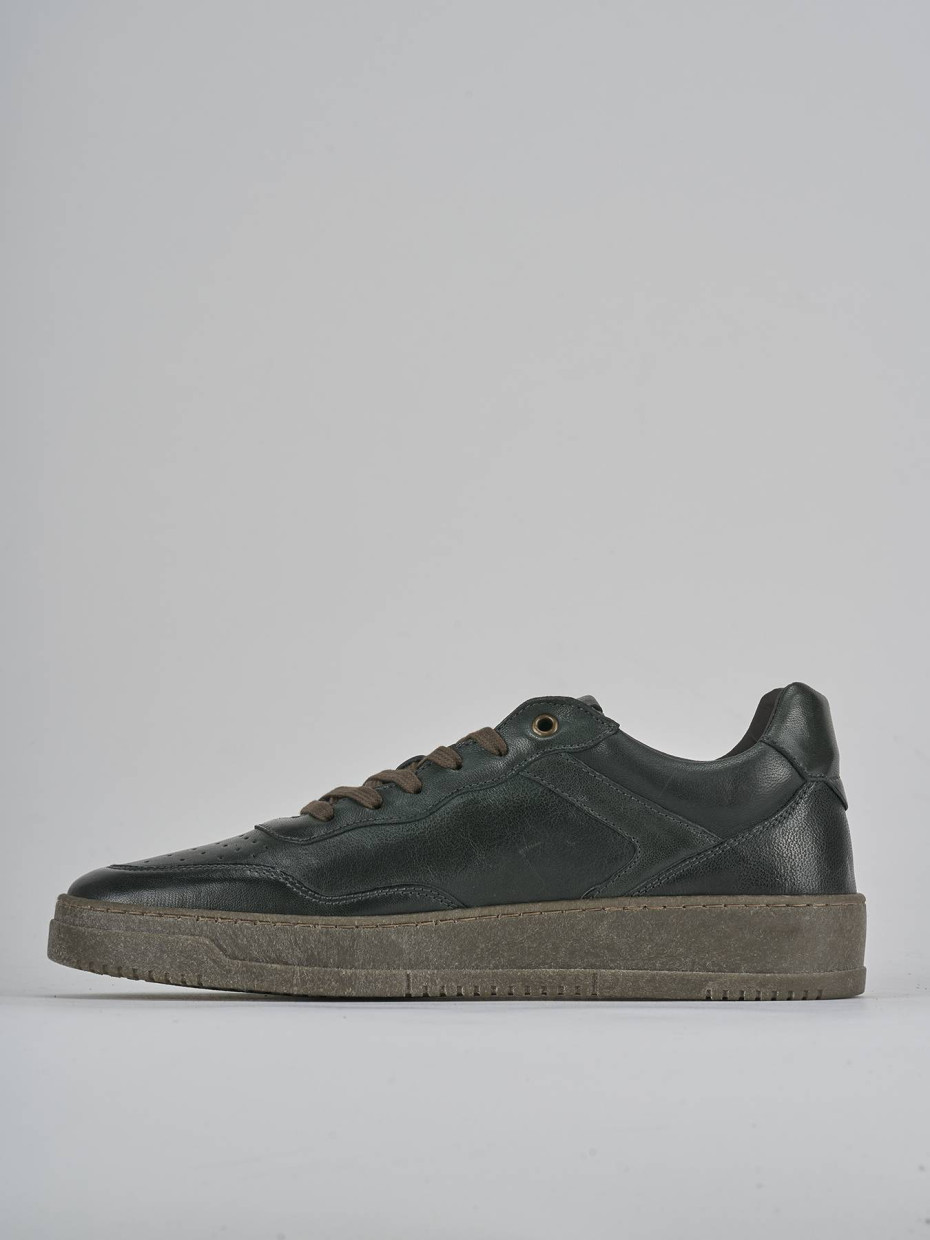 Sneakers pelle verde