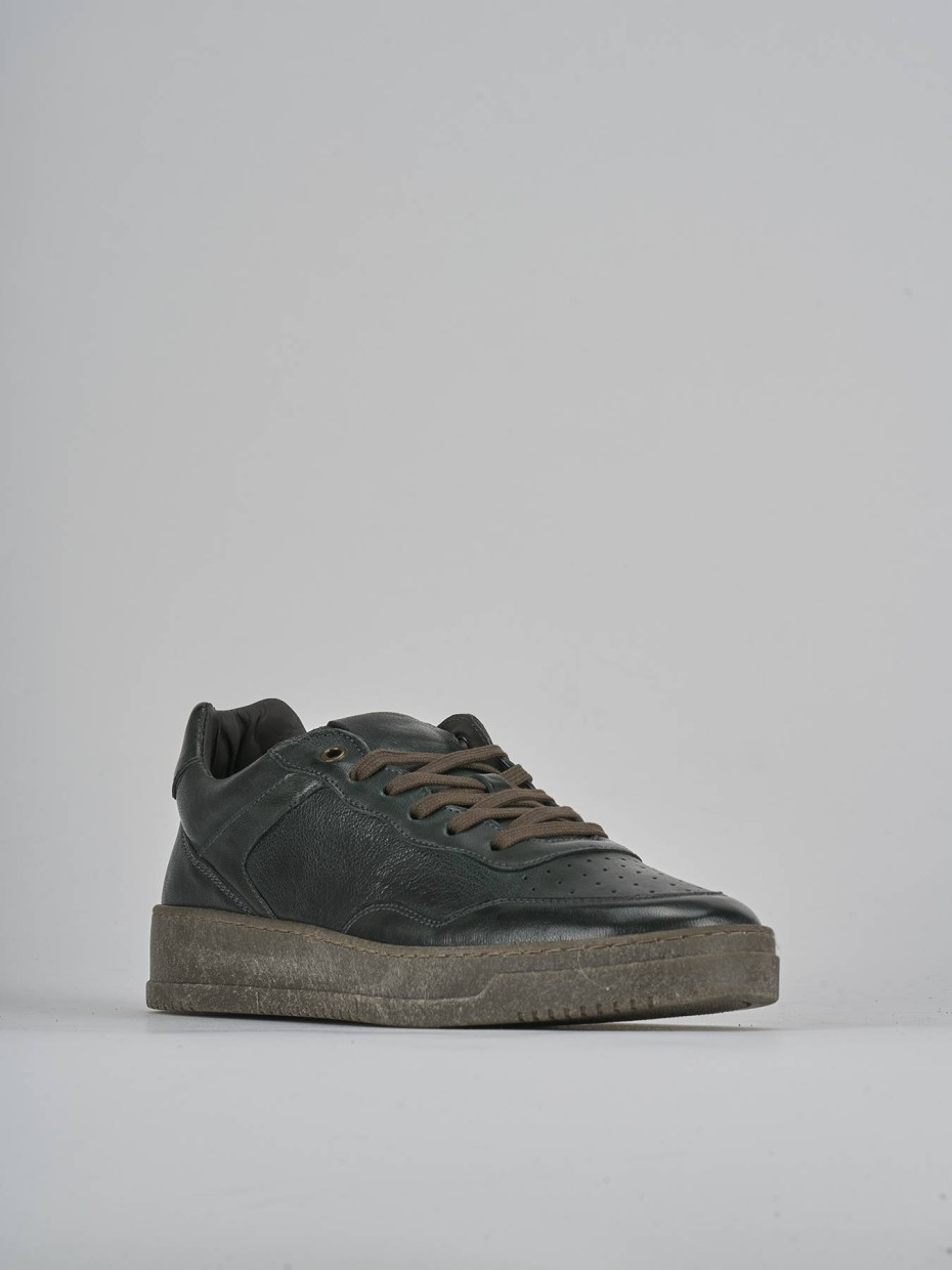 Sneakers pelle verde