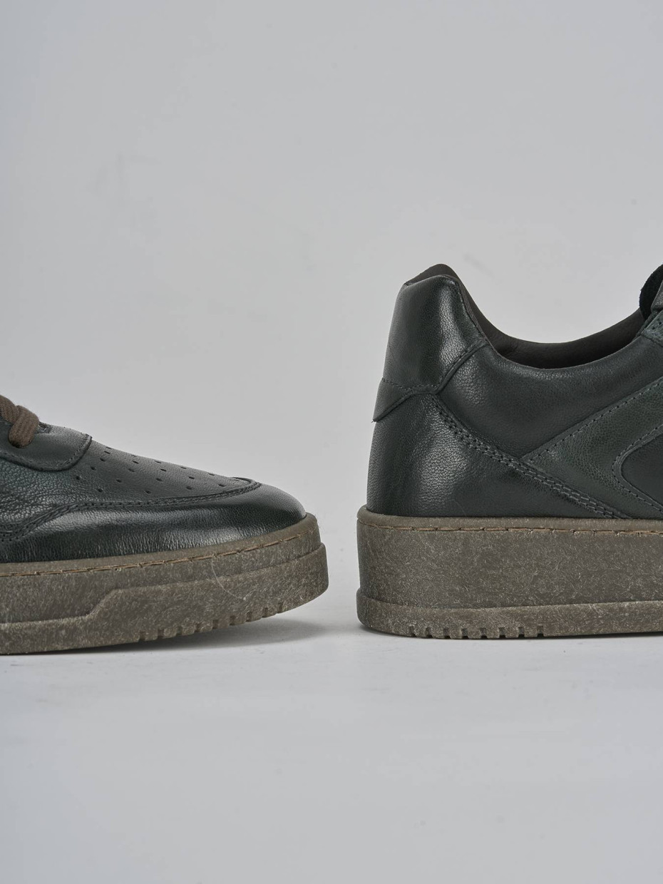 Sneakers pelle verde