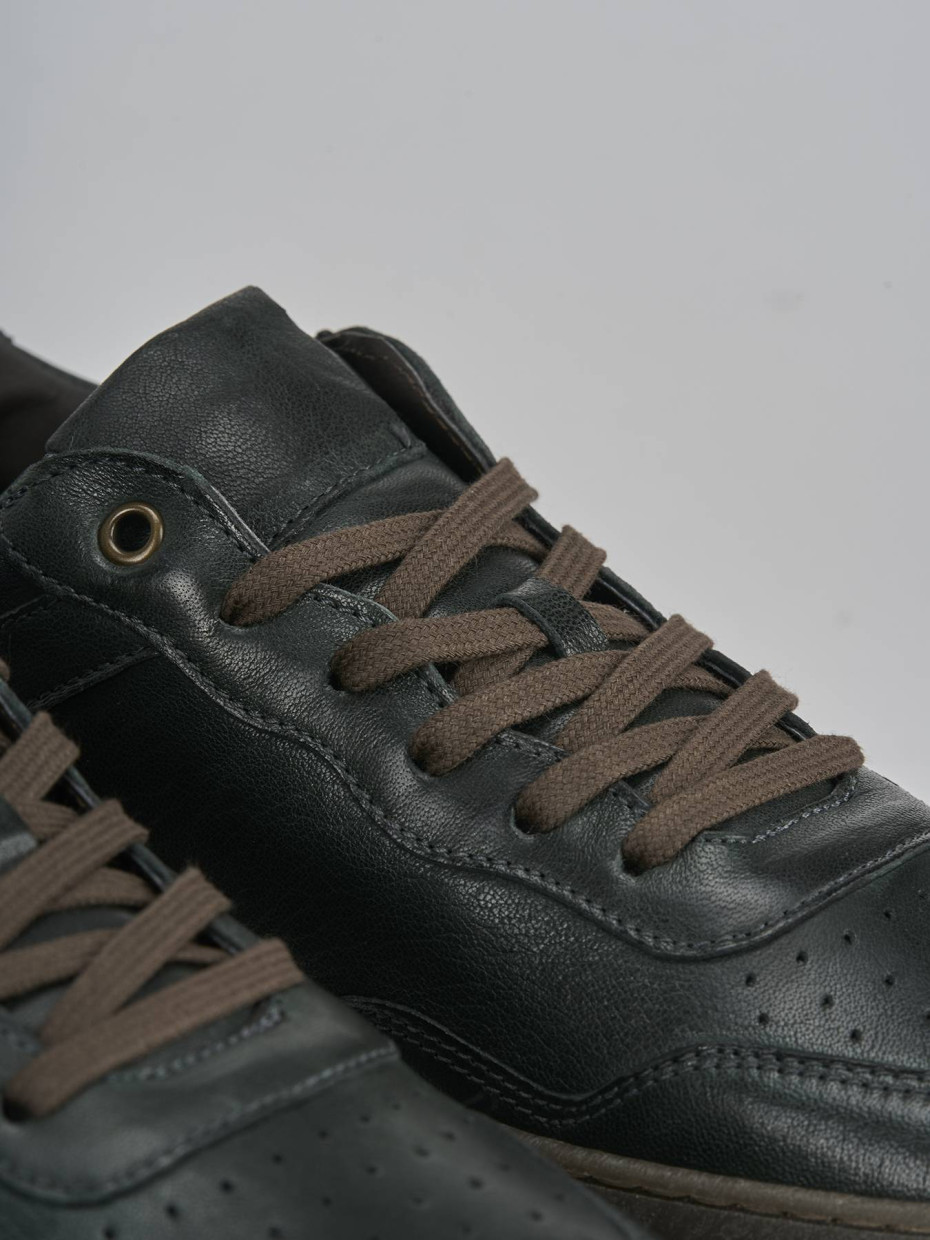 Sneakers pelle verde