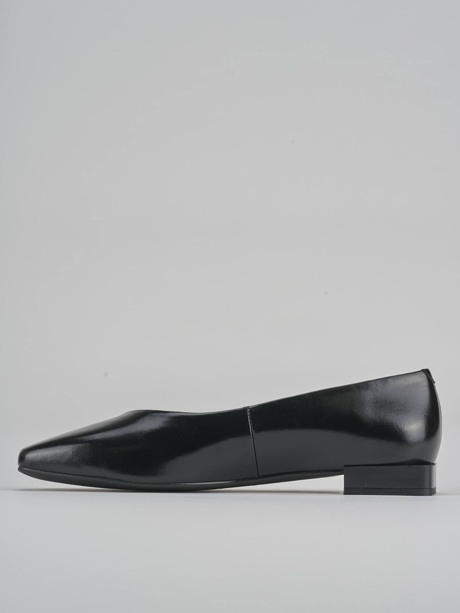 Ballerine tacco 1cm pelle nero