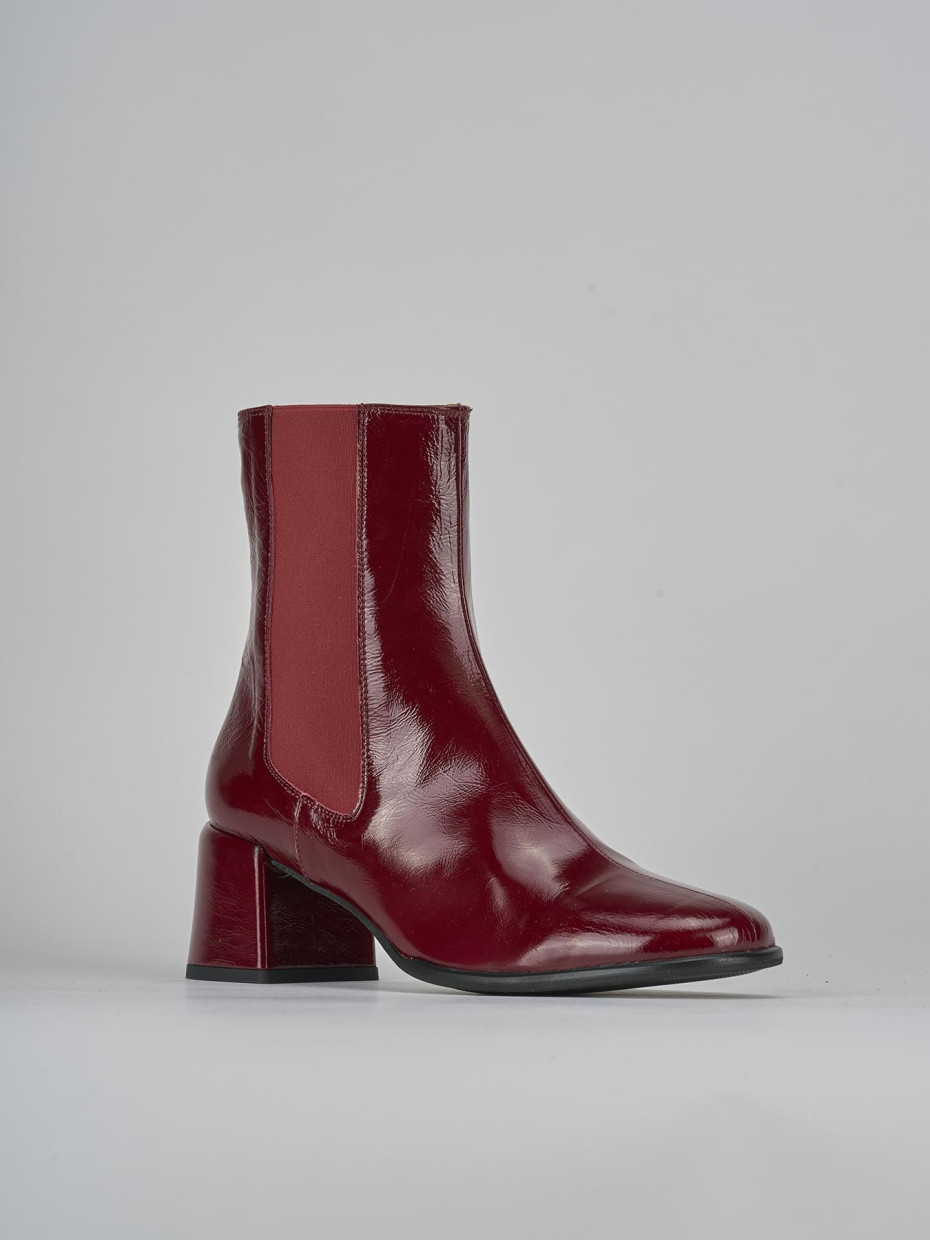 Stivaletti tacco 5cm vernice bordo Barca Stores