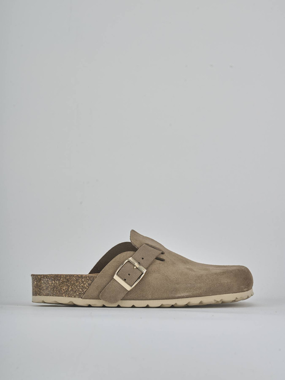 Ciabatte camoscio beige