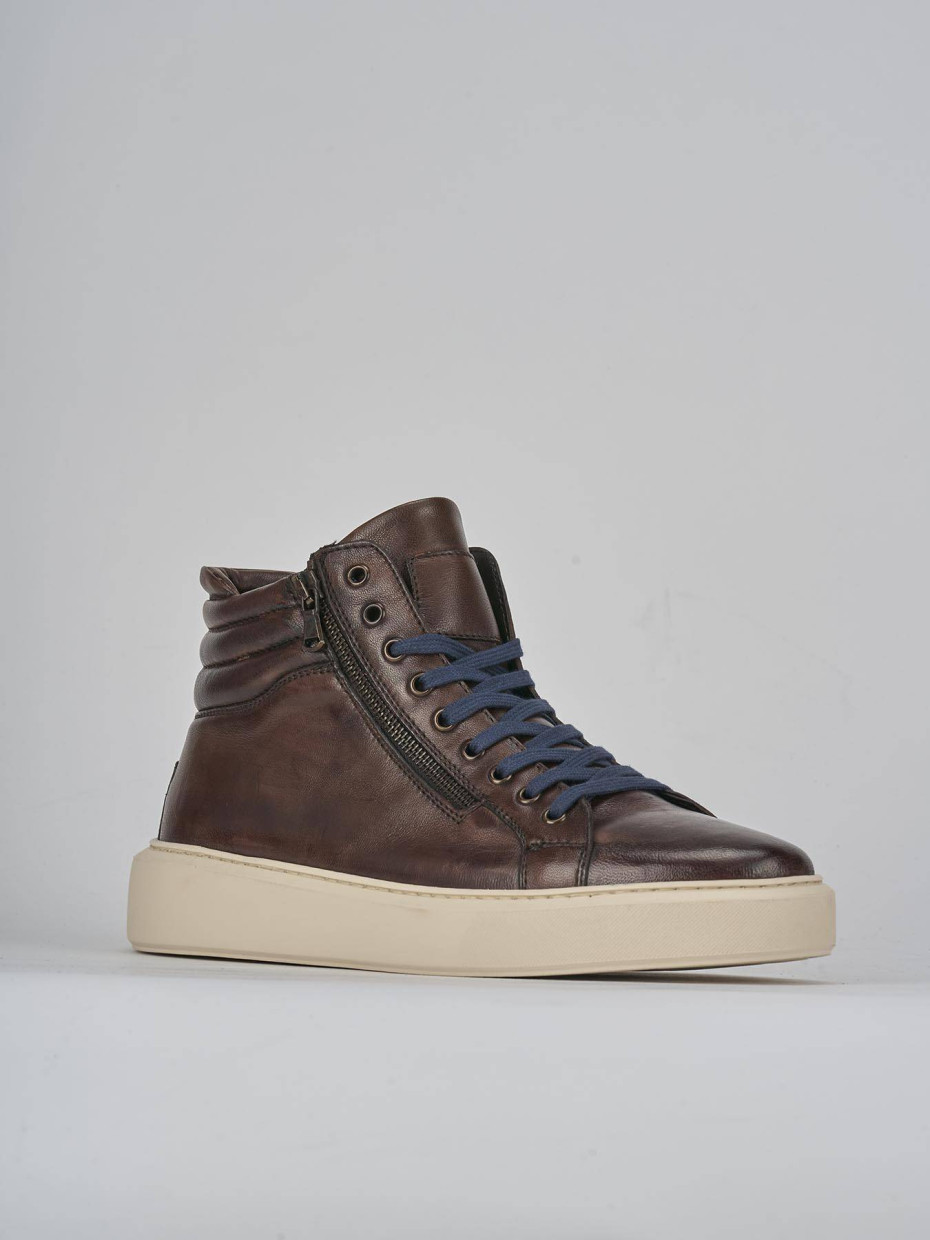 Sneakers pelle marrone