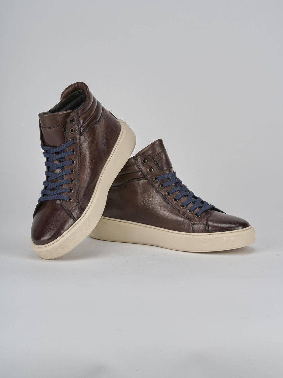 Sneakers pelle marrone