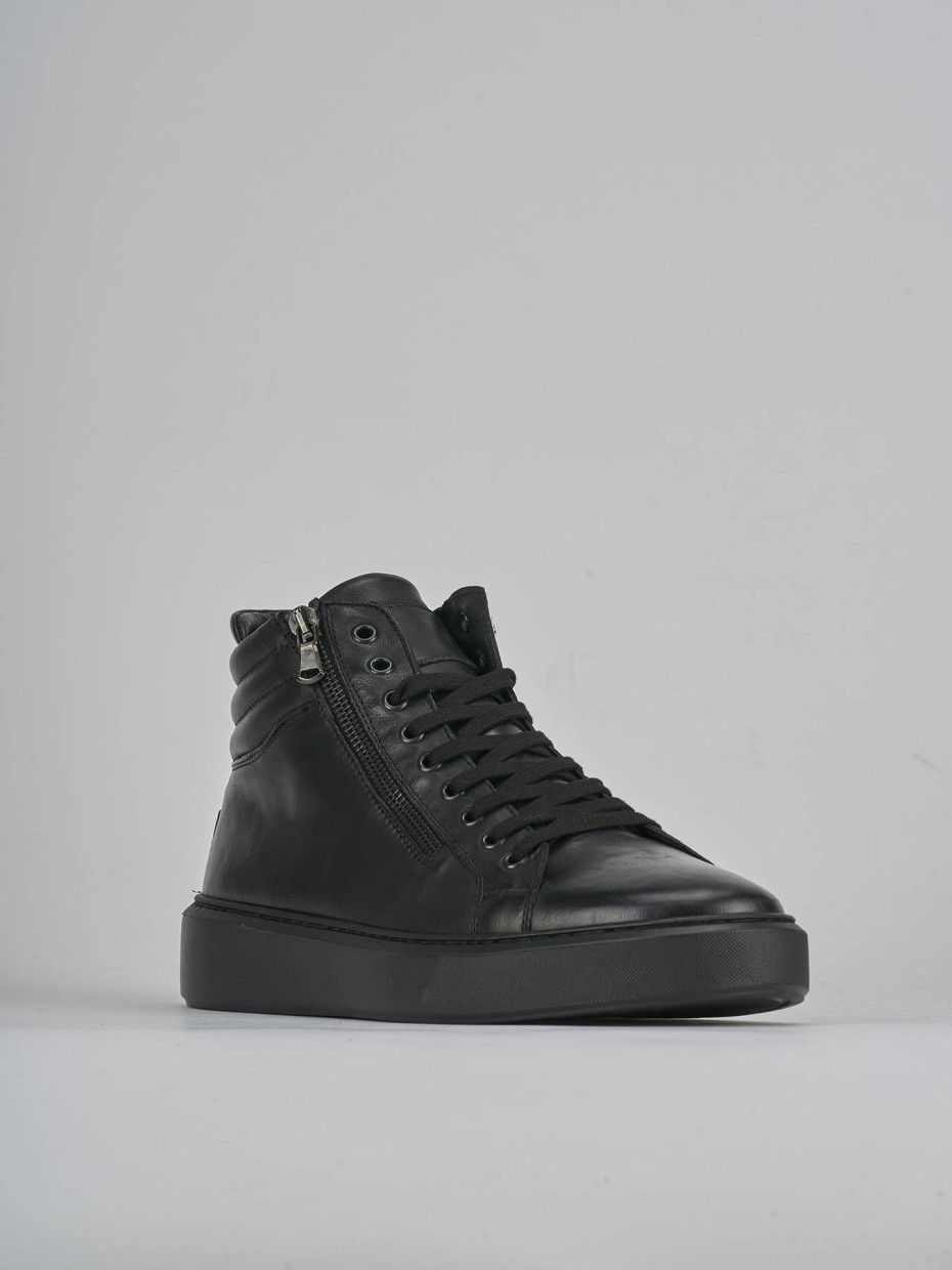 Sneakers pelle nero