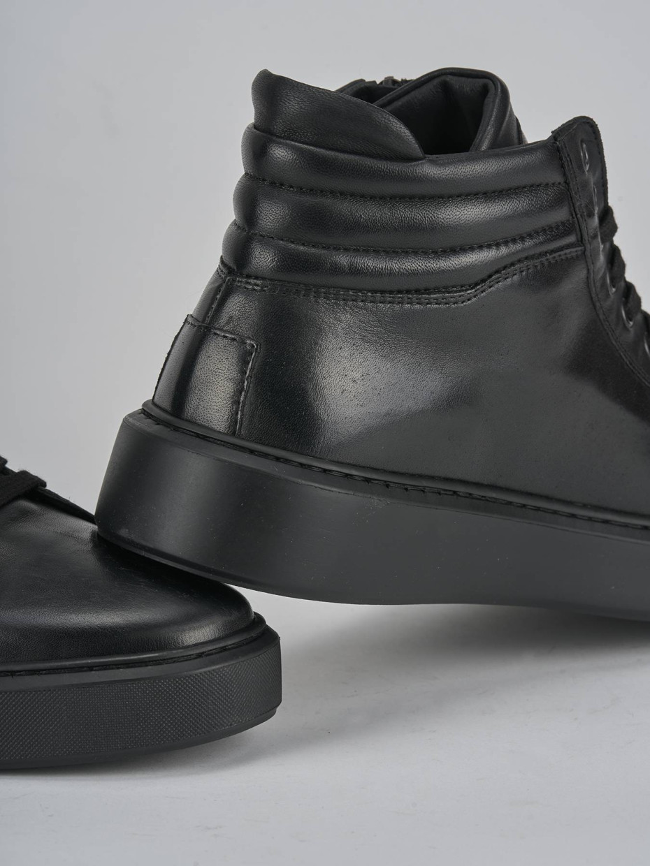 Sneakers pelle nero
