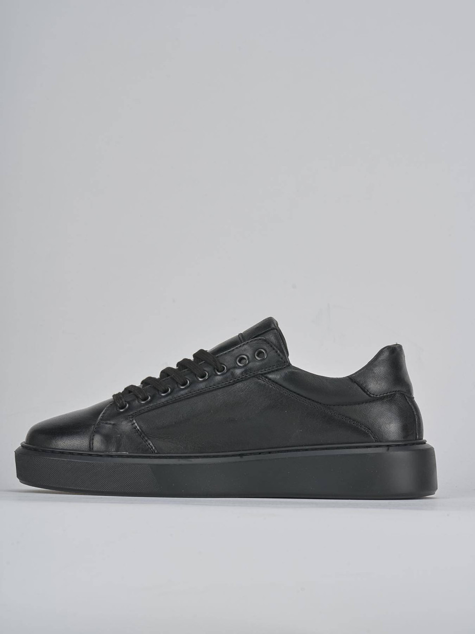 Sneakers pelle nero